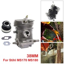 For Stihl MS170 MS180 018 Chainsaw Engine Motor Cylinder Piston Crankshaft 38mm