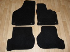Car Mats for VW Golf MK5 2004-09 Tailored Fit Car Mat Set Black VW Round Fixings