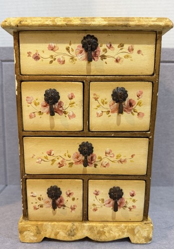 Vtg handpainted wooden - vtg,