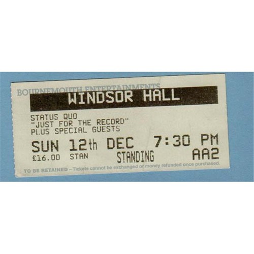 Status quo windsor hall - quo,