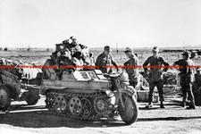 F007531 SdKfz2 Kettenkrad HK 101 German half track motorcycle Tunisia WW2