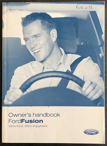 Ford fusion car owner - fusion, guide