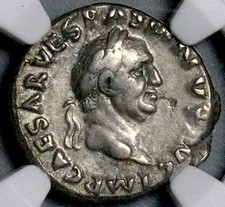 69 NGC VF Vespasian Denarius