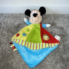 Disney Mickey Mouse Posh Paws Comfort Blanket Comforter Hug Toy Multicoloured❤️