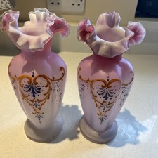 Pair of Victorian Pink Satin