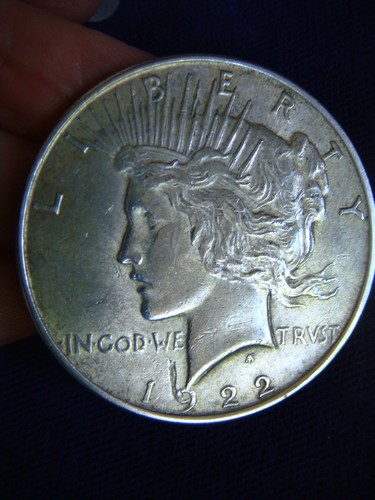 1922 usa peace one dollar - 1922,