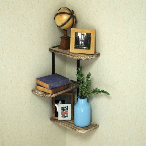 Wood floating wall corner - wood,