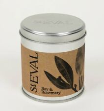 TWO St Eval "Bay & Rosemary" Scented Candle in a Tin. TWO TINS