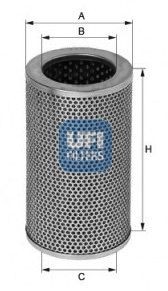 Oil filter 2540800 - oil, ufi