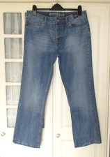 Mens Bootcut Jeans 34S (Waist