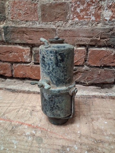 Antique carbide acetylene lamp - carbide,