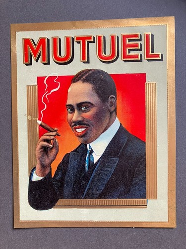 Vintage embossed mutuel - embossed, cigar