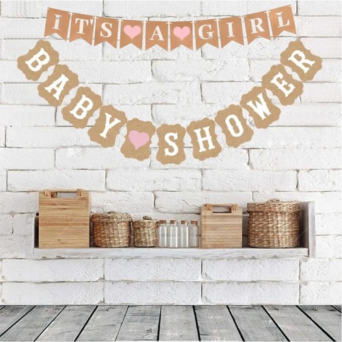 Baby shower bunting banner - shower, 2nd