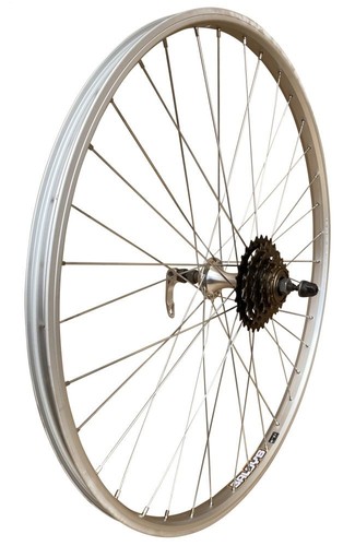 Baldys 700c rear silver - silver, hybrid