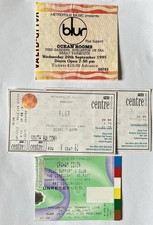 Blur Ticket Stubs X 4 Graham Coxon