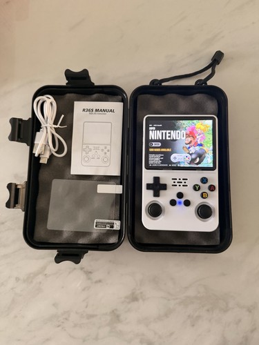 R36s handheld game console - game,