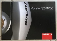 DUCATI MONSTER S2R1000 Motorcycle Sales Brochure Undated #917.1.165.1A M-Lingual