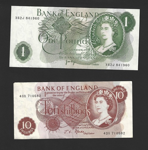 Pound 10 shillings old - &,