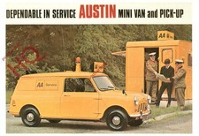 Picture Postcard_ AUSTIN MINI VAN, AA PATROLMEN (REPRO) [MAYFAIR]