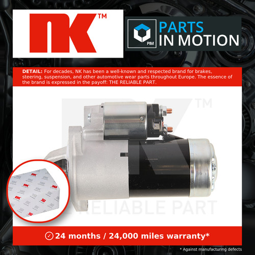 Starter motor fits vauxhall - starter,