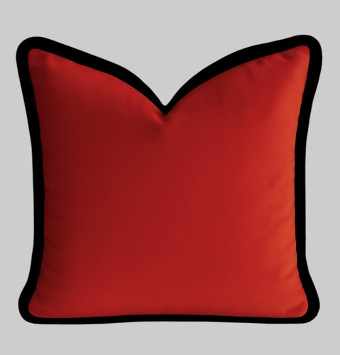 Velvet cushion cover with - cover,