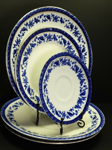 Beautiful antique blue - blue, and