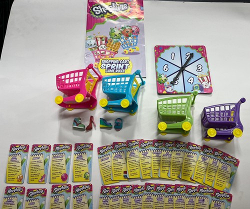 Shopkins game pieces and