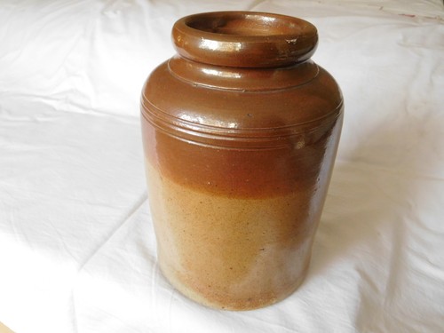 Vintage earthenware storage - vintage,