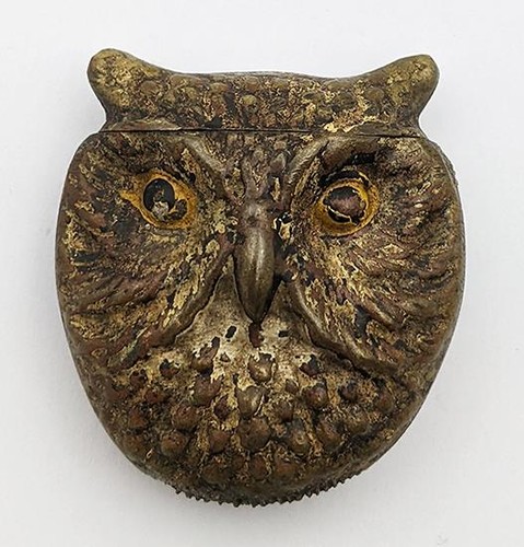 Novelty cold painted - cold, owl