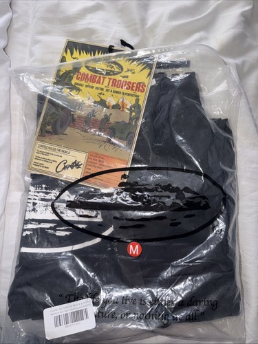 Corteiz combat trousers black - corteiz,