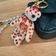 Prada White Bear Red Heart Red