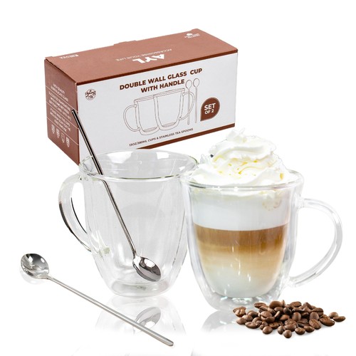 Double wall glass - glass, mugs