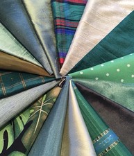 100% SILK + DUPION FABRIC