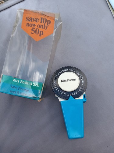 Vintage whsmith label maker - label,