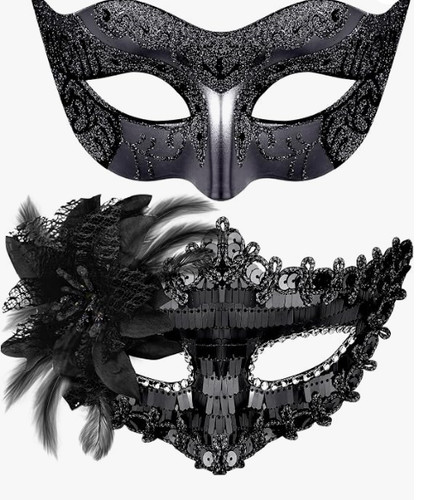 Halloween couple masquerade - halloween,