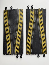 Scalextric Vintage PT74 Chicane Yellow Hazard Track Set 