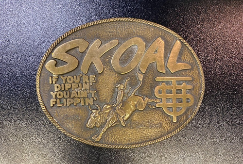 Brass skoal chewing tobacco - skoal,