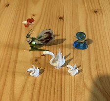 Mirano Glass Swans And Others