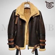 Mens Aviator RAF Leather