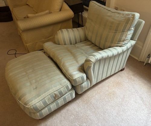 Duresta blue cream striped - duresta, blue/cream