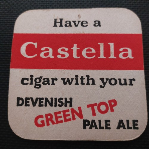 Devenish tandem beer mat - devenish,