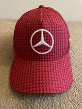 MERCEDES F1 CAP Formula 1 AMG Team Cap - Apple Red 2023 Lewis Hamilton 