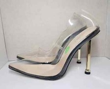 TRANSPARENT HEELS SIZE 7 (EU 40) BEBO NEW