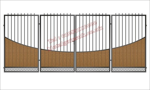 Driveway gates composite wood - driveway,
