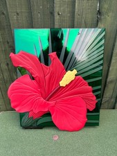 LOVELY GENUINE ROLEX ROLDECO RED TULIP FLOWER SHOP DEALER DISPLAY