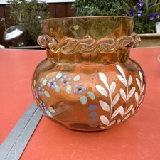 Vintage Hand Painted Ruffled