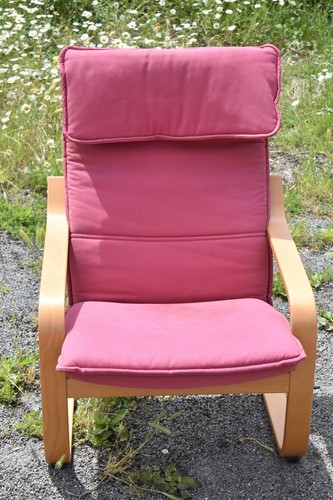 Vintage ikea poang chair - ikea, red