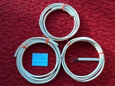 3  Lengths of Twin & Earth Electric Cable, 2.5mm2, OLD COLOURS, LUCAS BS6004