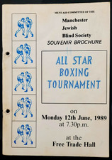 1989 CARL THOMPSON v STEVE OSBOURNE, from Manchester + TICKET!