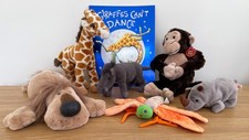 GIRAFFES CAN'T DANCE STORY SACK - NEW BOOK - 6 x QUALITY TOYS  TEACHING RESOURCE